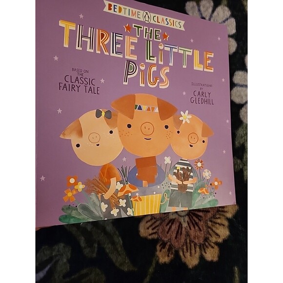 Library of Congress Three Little Pigs Bedtime Classics Carly Gledhill 2020 Book - Picture 2 of 8